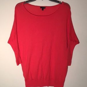 Express Wide-Neck Sweater, Orange